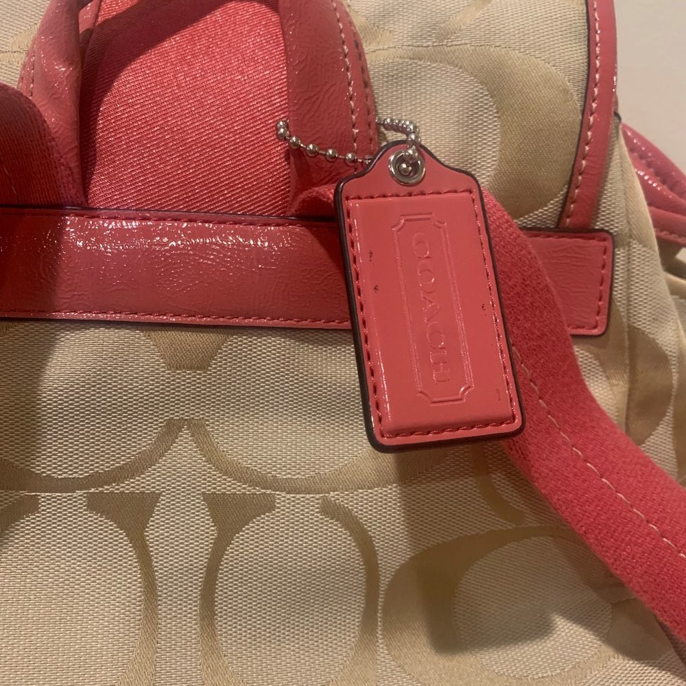 Authentic Coach Drawstring Backpack - image 2